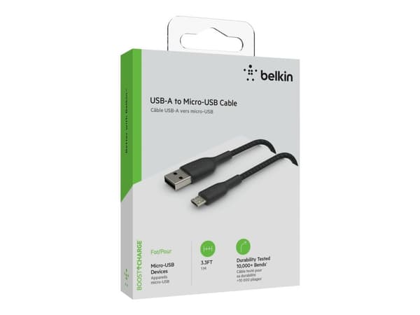 Belkin BOOST CHARGE - USB-kaapeli - Micro-USB Type B (han) til USB (han) - 1 m - lajitelma - lajittelu