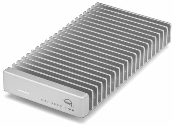 OWC Express 1M2 - SSD - 2 TB - extern (portabel) - USB4 (USB-C kontakt) - silver