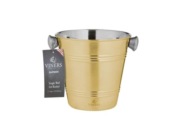 VINERS VIN BARWARE ICE BUCKET SINGLE WALL