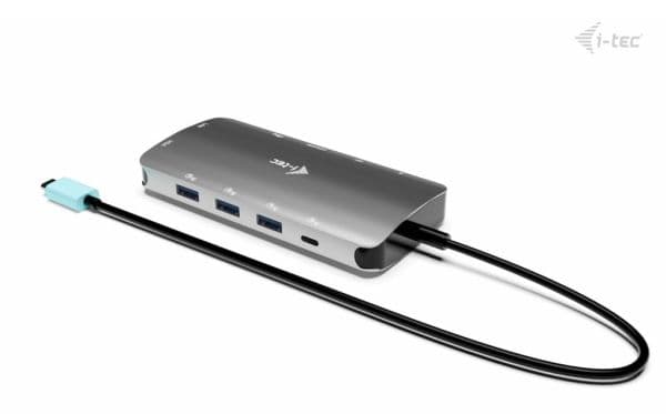 i-Tec - Dockningsstation - USB-C / USB4 / Thunderbolt 3 / Thunderbolt 4 / Thunderbolt 5 - HDMI, DP, VGA - 1GbE