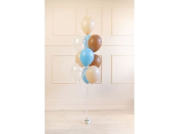 Ballongbukett, blå mix