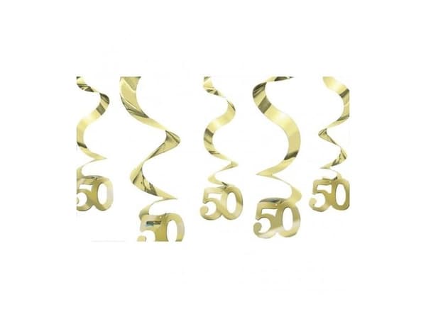 Loftspiral guld 50