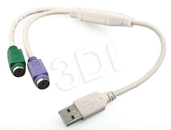 Gembird UAPS12 - Adapter för tangentbord/mus - USB