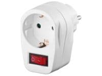 Microconnect GRUTIMER2, 1 AC-utgångar, C7 coupler, 230 V, C4 coupler, Vit, 90 g