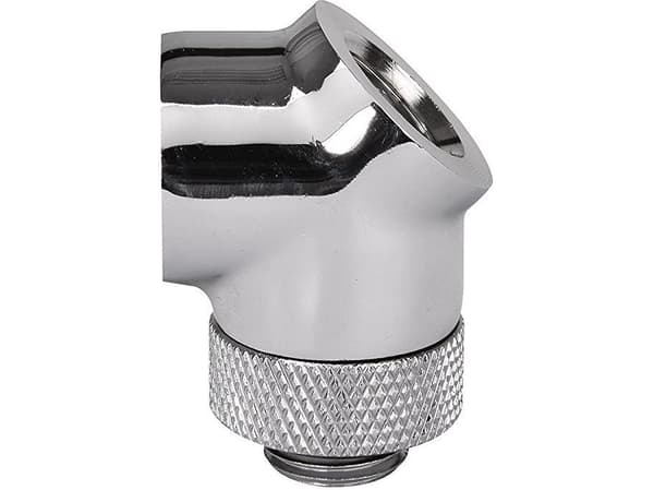 Thermaltake Pacific G1/4 45 asteen sovitin - Jäähdytysjärjestelmän sovitin - kromi