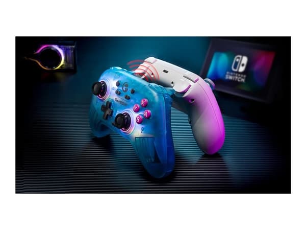 GameSir Nova HD Rumble - Håndkonsoll - trådløs - Bluetooth - retro white - for Nintendo Switch, Android, iOS, PC