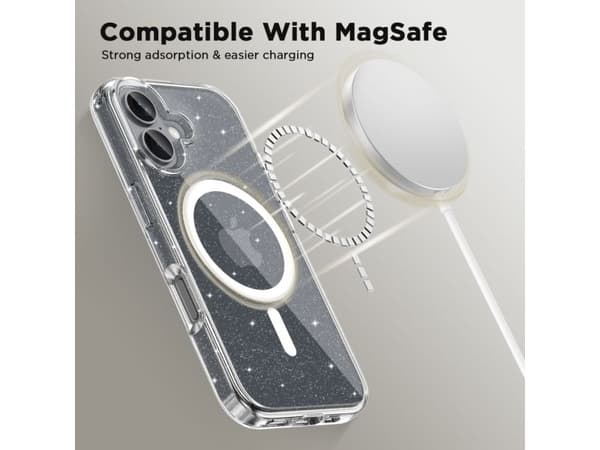 Tech-Protect FlexAir Hybrid MagSafe-telefonetui til iPhone 16 - klar