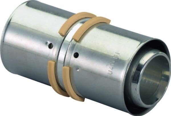 MLC presskoppling 50-50 mm - för golvvärme, varmvatten och radiatorsystem
