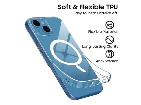 Tech-Protect FlexAir MagSafe-deksel til iPhone 13 mini - klar