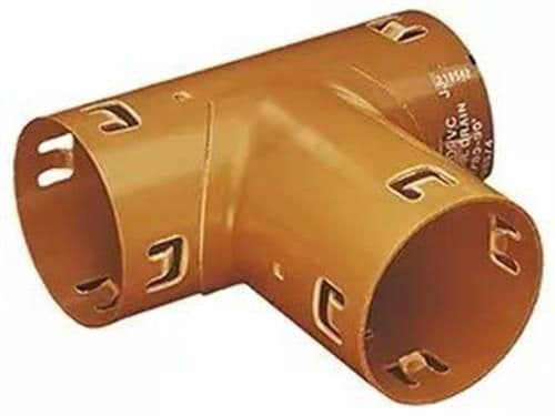 Wavin 60 x 60 mm 90 gr. PVC-drængrenrør