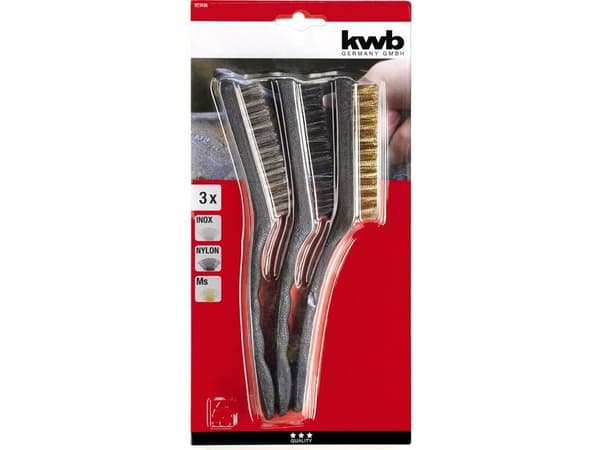 kwb Trådbørste 3 dele 3 stk