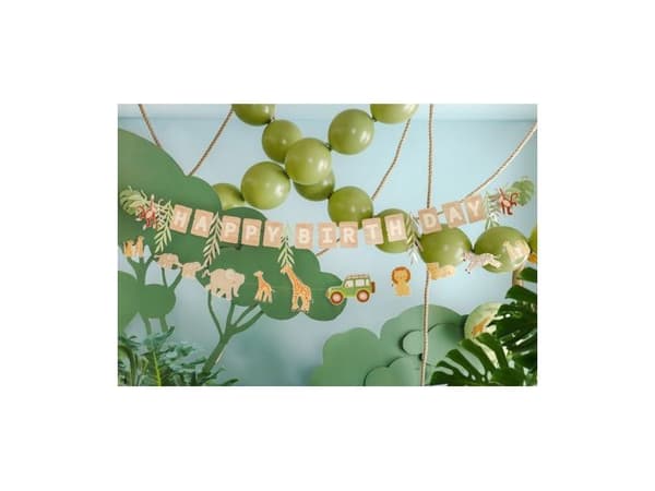 Safari bursdagsbanner, 1,8 m
