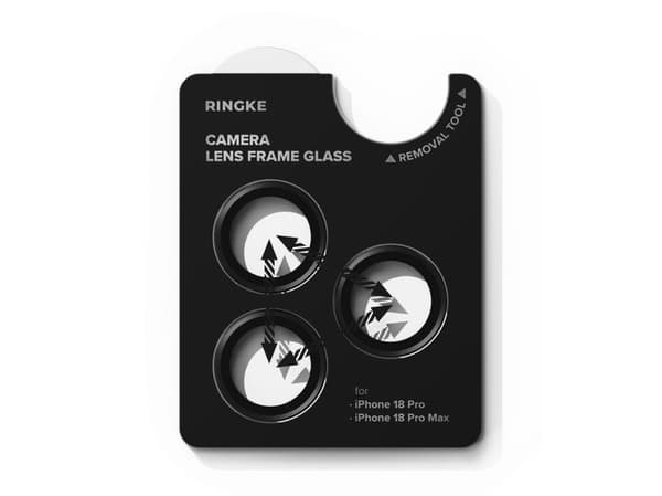 OSLONA APARATU RINGKE CAMERA FRAME PROTECTOR 2-PACK IPHONE 18 PRO / PRO MAX BLACK
