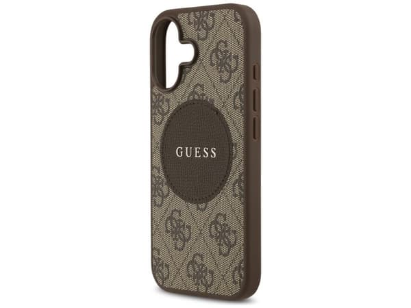 Guess 4G Circle Classic Logo MagSafe-deksel til iPhone 17 – brun