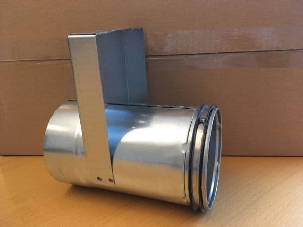 LINDAB Skydemuffe SMFUFA100150 med FA-bøjle FA100, længde 150 mm.