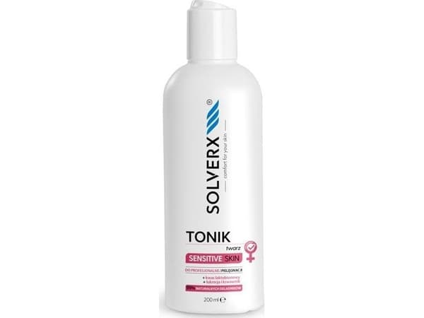 Solverx Sensitive Skin toner for profesjonell ansiktspleie 200 ml