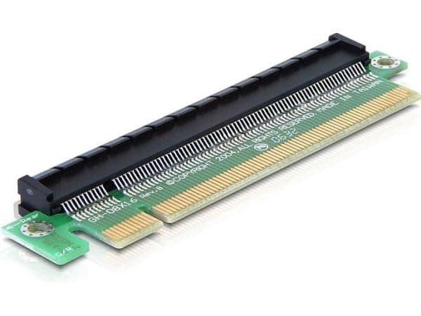 Delock PCIe Extension Riser Card x16 > x16 - Stigekort