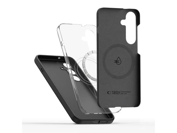 Tech-Protect Silicone MagSafe Case for Samsung Galaxy S26 - Black
