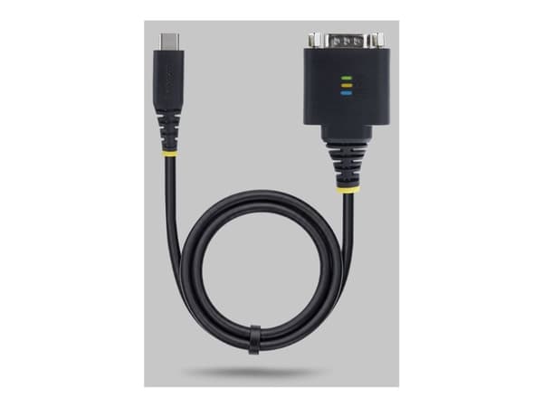 StarTech.com 1P1FFC-USB-C-SERIAL, musta, 0,3 m, USB Type-C, RS-232, urosliitin, urosliitin