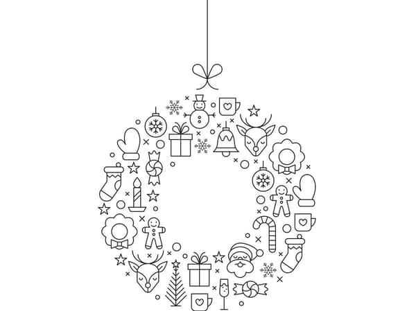 Securit® A2 windoodle julfönster-design