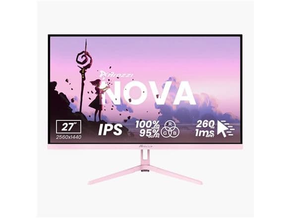 Arozzi Nova 27" IPS, 260Hz - vaaleanpunainen väri