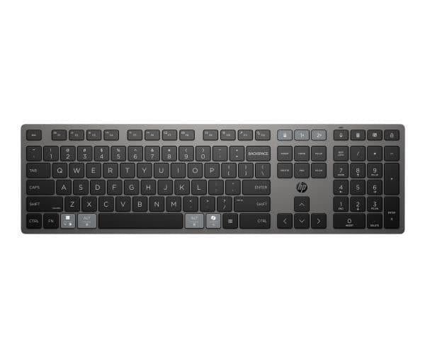 HP STORE 3PL, Full størrelse (100 og), Trådløs, RF trådløs + Bluetooth, Sort
