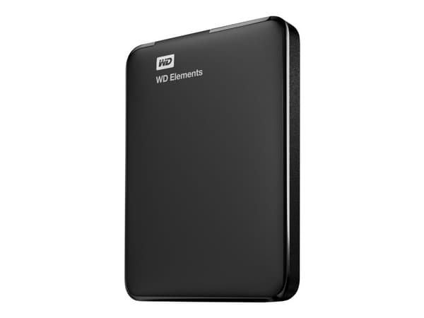 Western Digital WD Elements Portable 1TB extern hårddisk USB-C / USB 3.2 Gen 1 / USB 3.0 / 2,5" (Graphite Black)