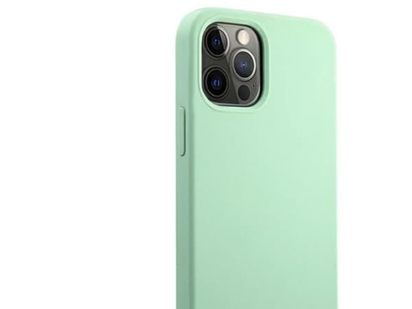 Guess Metal Logo Script-etui til iPhone 12 Pro Max 6,7" - Grønn