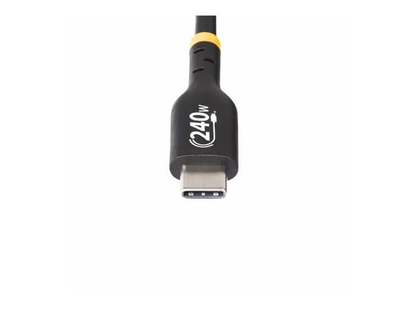StarTech 2m USB C Charging Cable, USB-IF Certified USB-C Cable, 240W - USB-kabel - USB-C (hann) til USB-C (hann) - USB 2.0 - 48 V - 5 A - 2 m - utv...