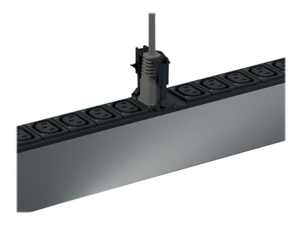 Bachmann PDU-liittimen lukko - musta (6 kpl) ( 802.0010 )