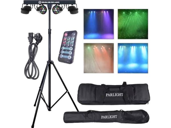 LIGHT4ME flomlys LIGHT4ME LED PAR BEAM LASER belysning