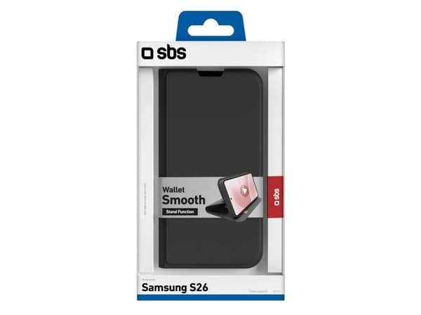 SBS Lompakkojalusta Galaxy S26+ musta