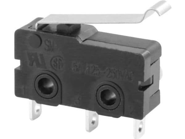 TRU COMPONENTS Mikrokontakt TC-MS03 5 A Tastende 1 stk