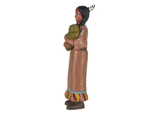 Mojo Indianer Kvinde med Baby