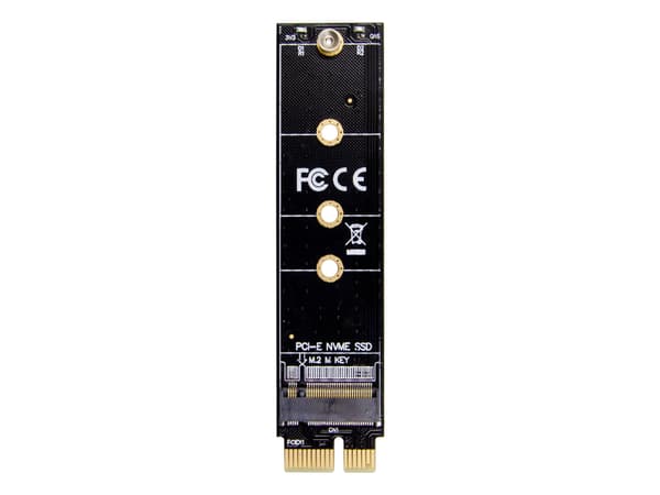 InLine 76619H, PCIe, M.2, Hankjønn, PCIe 3.0, Taiwan, -40 - 85 °C