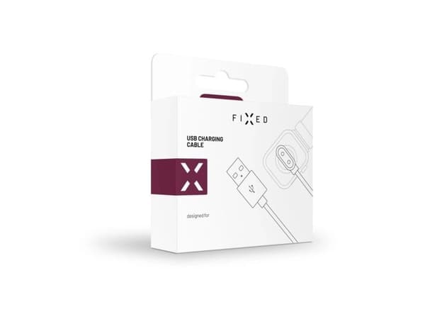 FIXED - Laddningskabel för smart klocka - USB hane - 1 m - svart