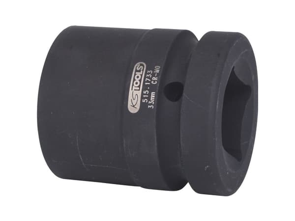 KS Tools 515.1733, Kraftpipe, Sort, 1 hoder, 1", Metrisk, 33 mm