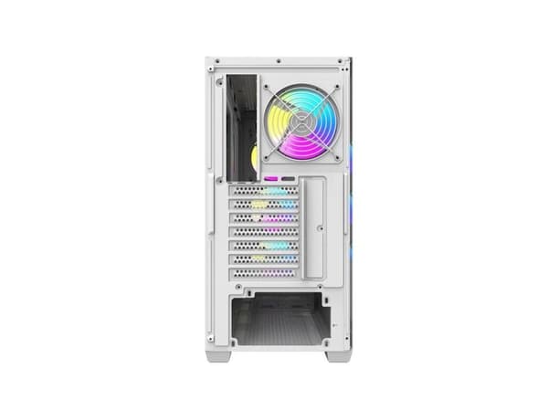 Darkflash DS900WD ATX chassi (vit) + 4 fläktar