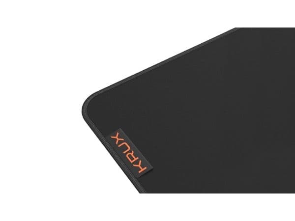 Krux Space Max - Musemåtte - Black - Monochromatic - Microfiber - Anti -slip -based - 120x60 cm  (KRX0021)
