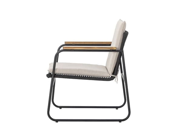 BLOOMINGVILLE Hampton loungestol, sort, metall