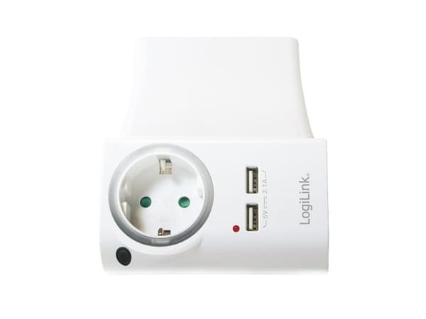 LogiLink PA0165, USB 2.0, Valkoinen