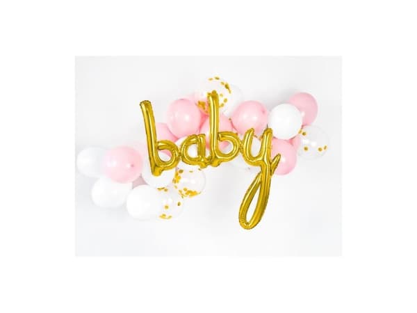Rosa ballonger, 100 st metallic 5"