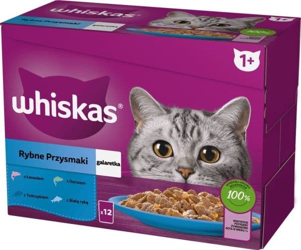Whiskas fiskgodis 12x85 g