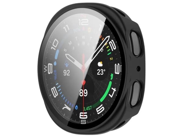 Tech-Protect Defense 2-Pack Case for Samsung Galaxy Watch 40mm - Clear Matte Black
