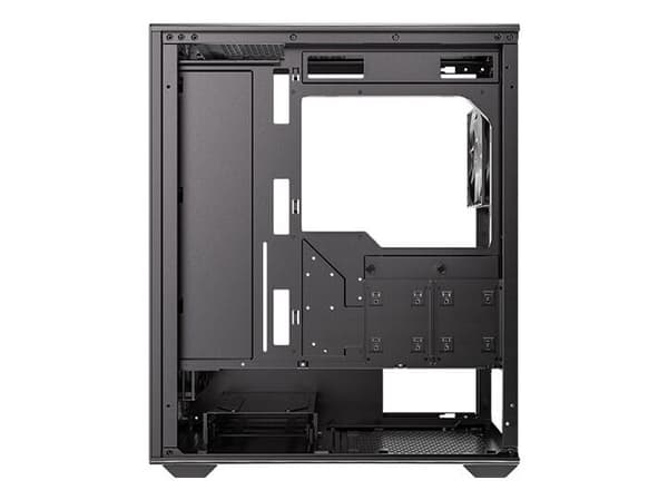 Antec AX85 ARGB, Midi Tower, PC, Sort, ATX, ITX, Micro ATX, Plast, Stål, 16 cm