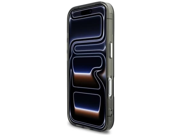 Karl Lagerfeld IML KL Script Logo MagSafe Case for iPhone 17 Pro - Black