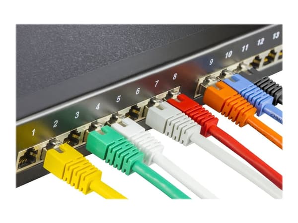 DELTACO F/UTP Cat6 patchkabel, LSZH, 3m, grå