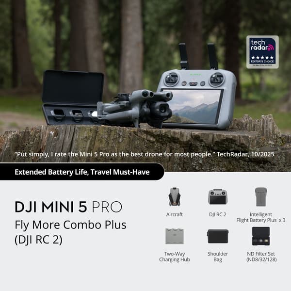 DJI Mini 5 Pro Fly More Combo Plus (RC2)