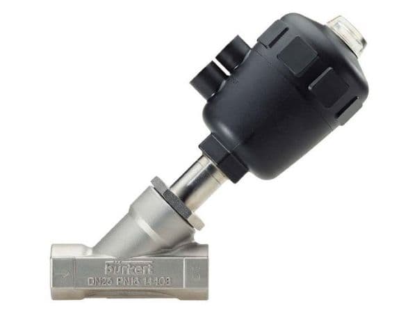 Bürkert Luftstyret ventil 178686 2000 Kabinetmateriale Rustfrit stål Forseglingsmateriale PTFE 1 stk