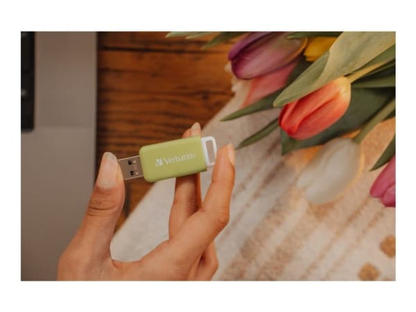Verbatim DataBar - USB-flashstasjon - 32 GB - USB 2.0 - grønn